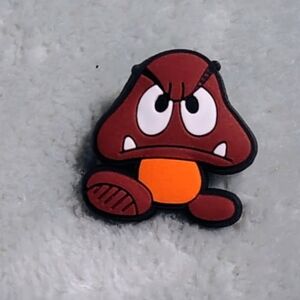 🤎 Angry Goomba Croc Charm ✨ Mario Villain Accent